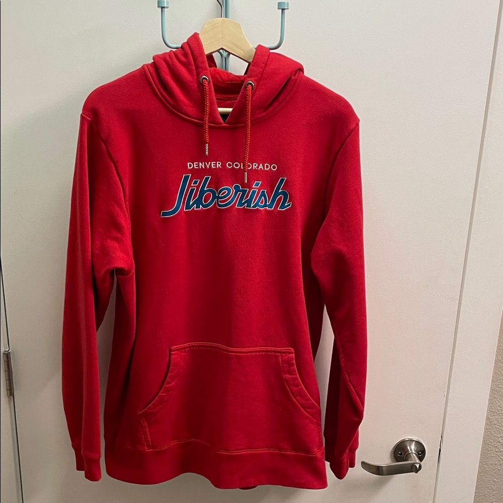 Jiberish Red Hoodie